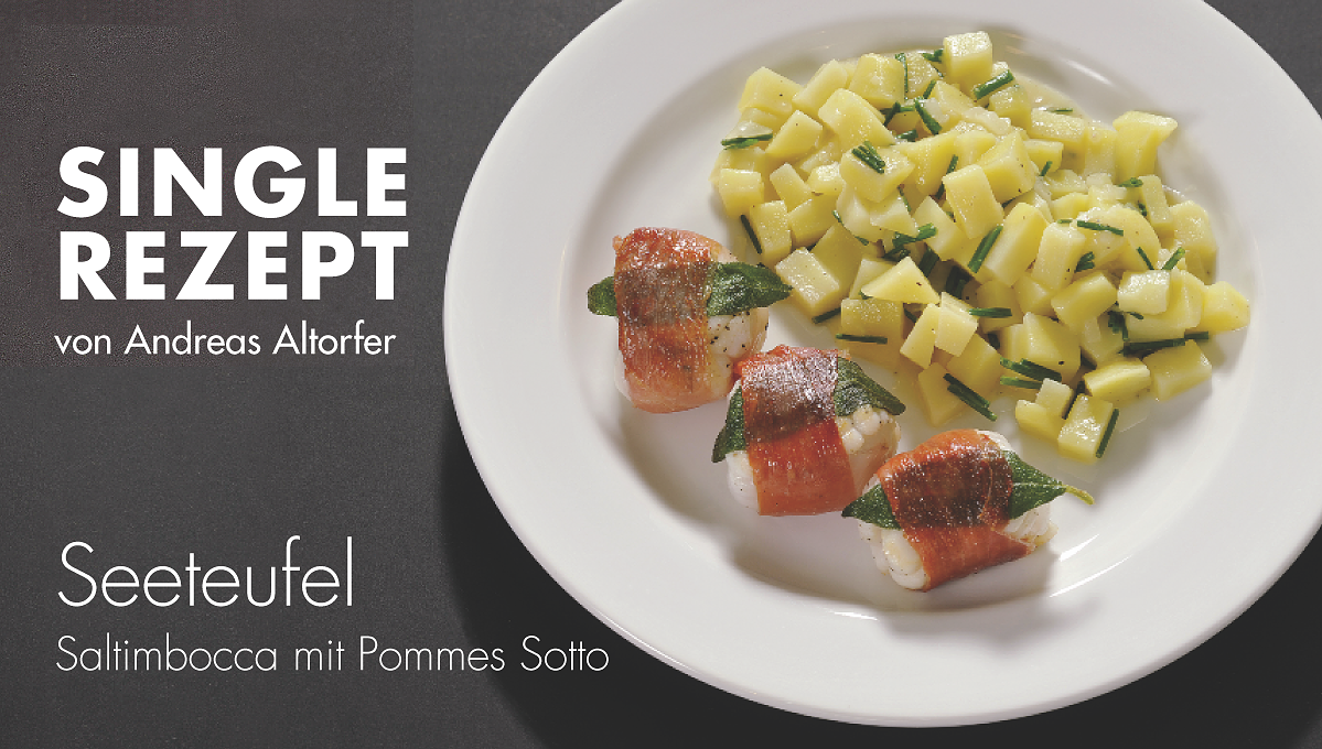 Seeteufel Saltimbocca mit Pommes Sotto – der-frisch-fisch.ch