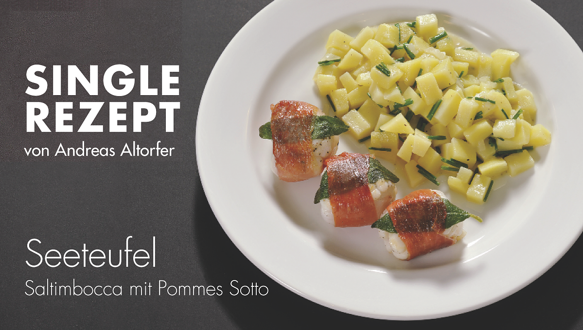 Seeteufel Saltimbocca