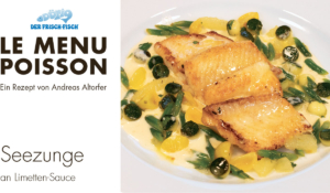 Seezunge an Limetten-Sauce
